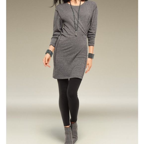 CAbi Obsidian🌞 Put On Crewneck Dress #3650 - Picture 10 of 16